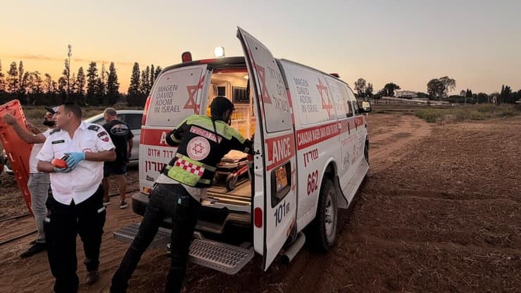 רוכבי טרקטורון נפצע נפצעו רכיבה פרדס חנה