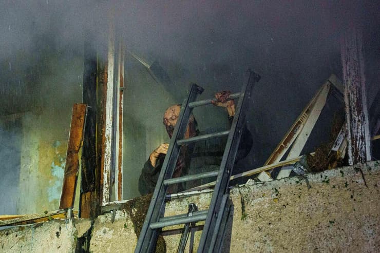 צילום: AP Photo/Evgeniy Maloletka קייב מתקפה של רוסיה על אוקראינה 13 באוקטובר