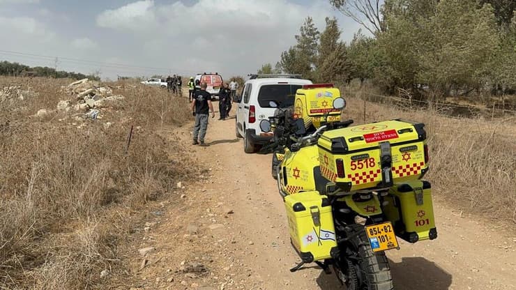 הזירה בצומת גולני (צילום: תיעוד מבצעי מד"א) רצח בצומת גולני
