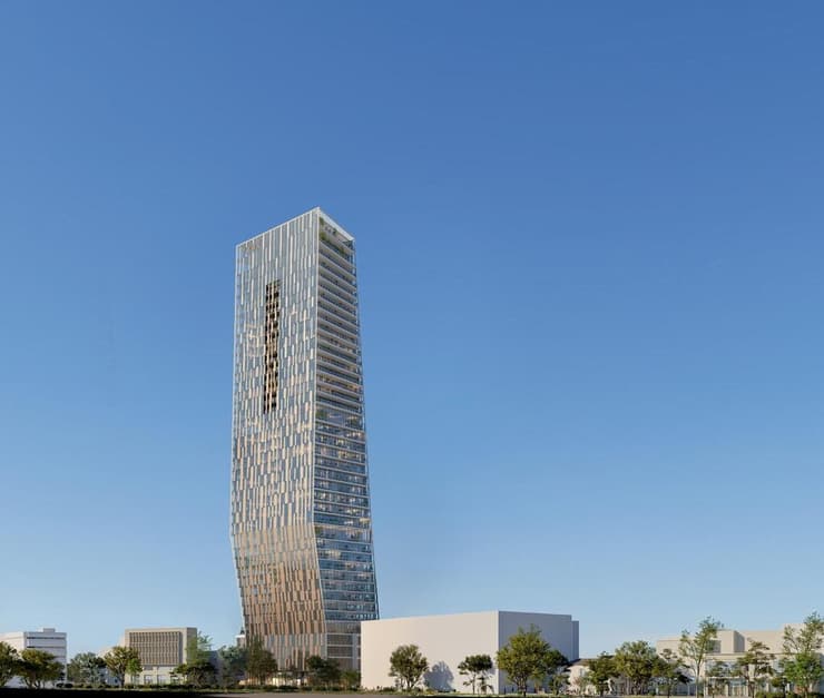 מתחם ניבה גת רימון תל אביב (הדמיה: משה צור אדריכלים בוני ערים) מתחם ניבה גת רימון תל אביב