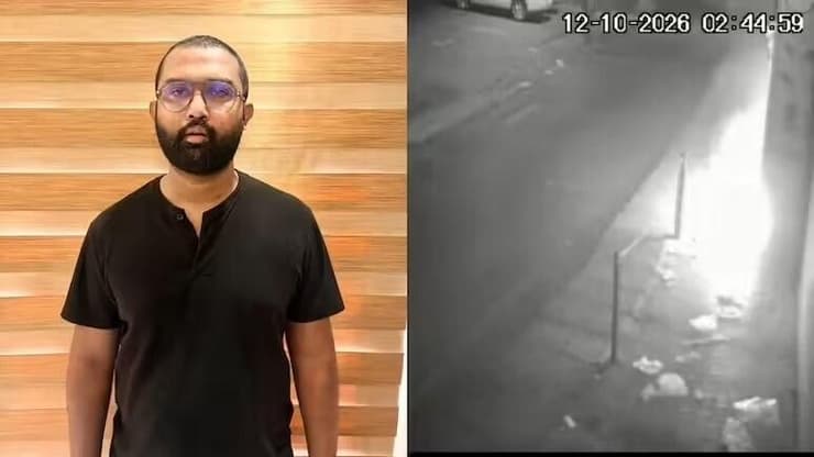 תיעוד ממצלמות האבטחה והחשוד שנעצר תיעוד ממצלמות האבטחה והחשוד שנעצר