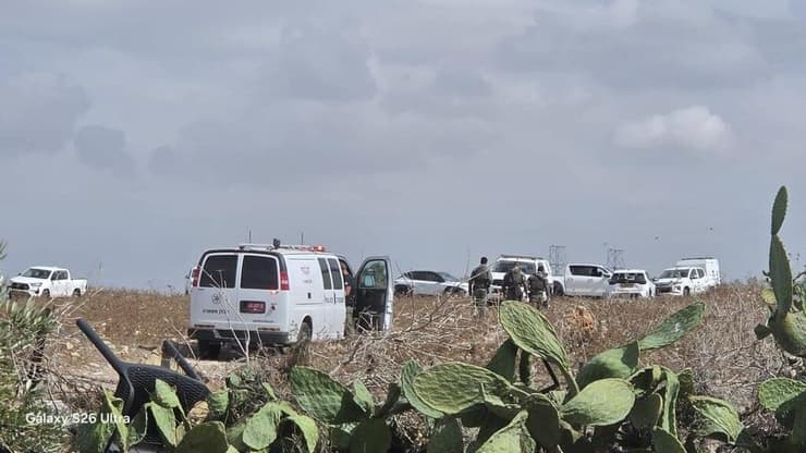 אזור הסריקות (צילום: דוברות המשטרה) החשוד החמוש שנמלט ממטע זיתים סמוך לכפר קרע נעצר