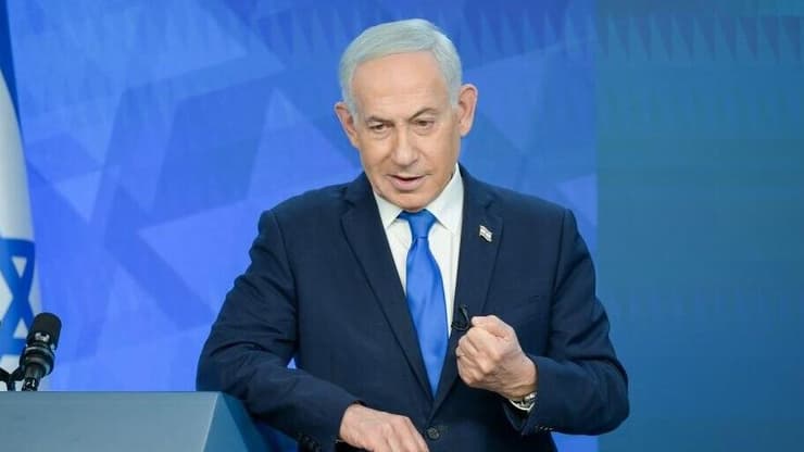 "המשטר באיראן חלש". נתניהו בתדרוך (צילום: מעיין טואף, לע״מ) ראש הממשלה נתניהו בתדרוך
