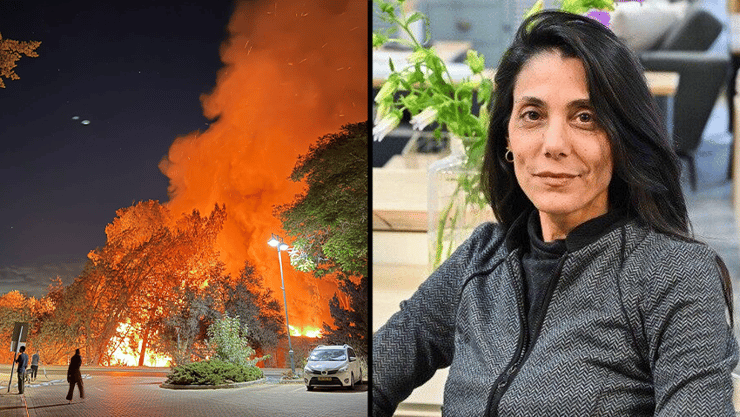יונת אור ז"ל, והנגרייה שנשרפה (צילום: סיון מויאל) יונת אור