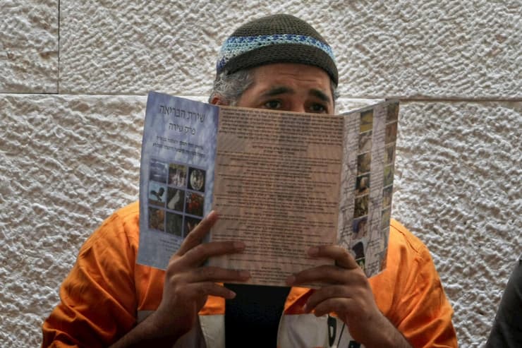סנקר בבית המשפט העליון. עד מדינה הוא לא היה (צילום: אלכס קולומויסקי) ירון סנקר