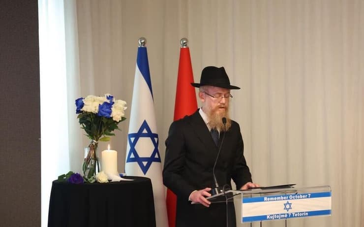 הרב קפלן (צילום: הקהילה היהודית באלבניה) הרב קפלן