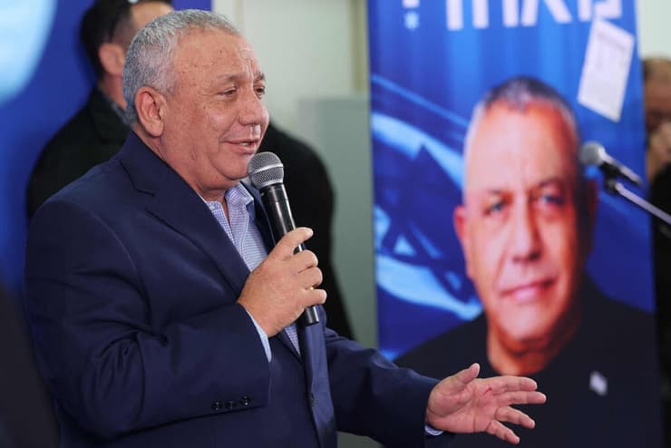 גדי איזנקוט (צילום: Jack GUEZ / AFP) גדי איזנקוט ברמלה