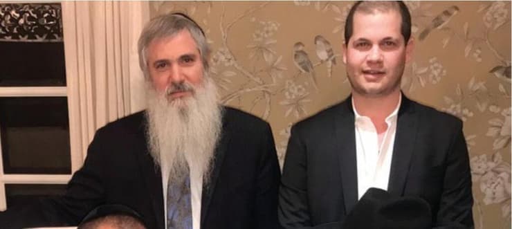 רב חב"ד אבא בריסקי מימין, הרב משה בריסקי משמאל