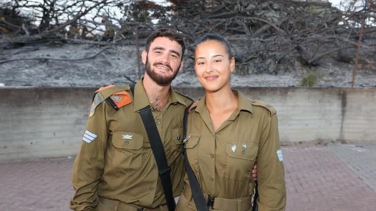 רון ז"ל ובת זוגו אלה (צילום: מתוך הרשתות החברתיות ) רון יונתן רויטמן ז"ל וחברתו אלה