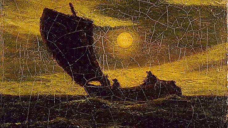 עמלי הים. ציור מאת אלברט ריידר, 1880 עמלי הים. ציור מאת אלברט ריידר, 1880