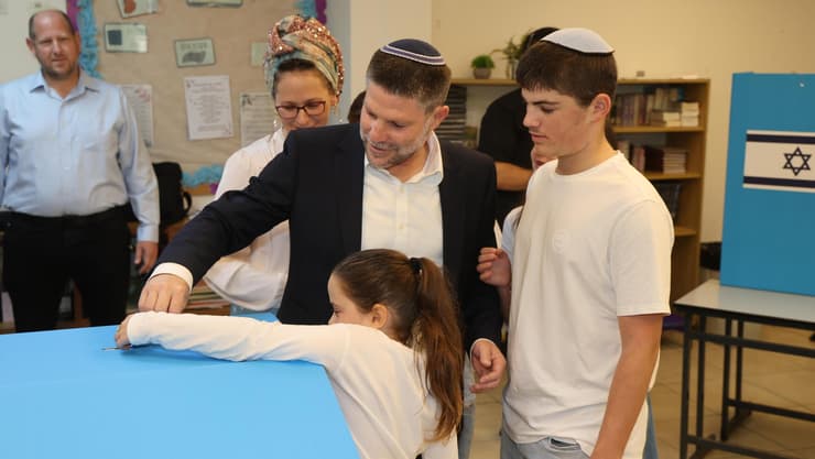 בצלאל סמוטריץ' ציונות דתית בקלפי הבחירות