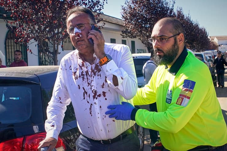 ספרד תאונת רכבות מחוז טולדו ניצולים מגיעים ל אורדה