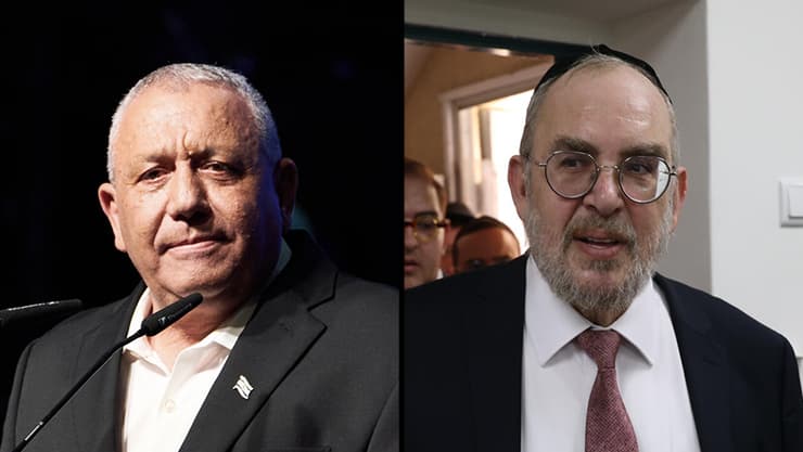 יהדות התורה יתמכו בממשלת מיעוט? אשר ואיזנקוט (צילום: AP Photo/David Goldman, טל שחר) יעקב אשר גדי איזנקוט