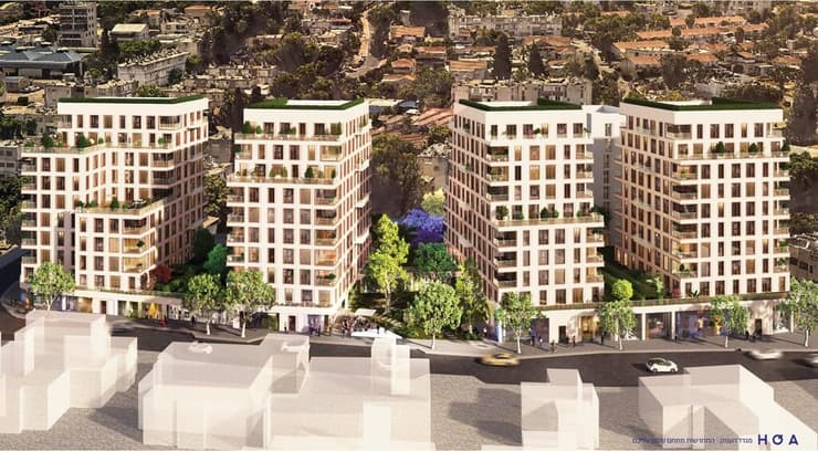 תוכנית התחדשות מגדל העמק (צילום: משרד HQ ארכיטקטים) תוכנית התחדשות מגדל העמק