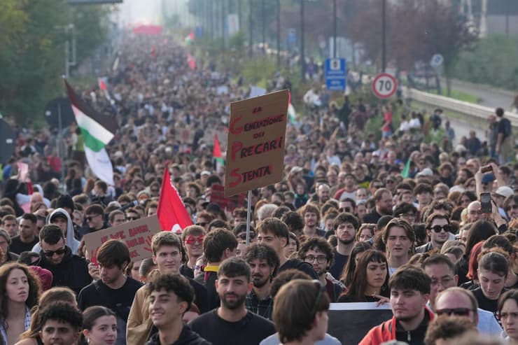צילום: AP Photo/Luca Bruno) איטליה