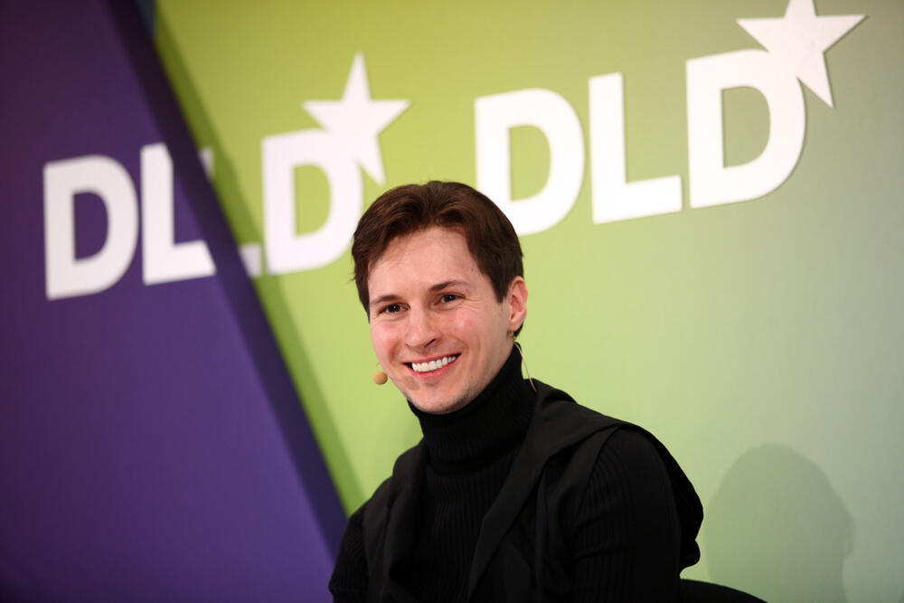 Pavel Durov, the Russian-French billionaire founder and CEO of the Telegram messaging app 