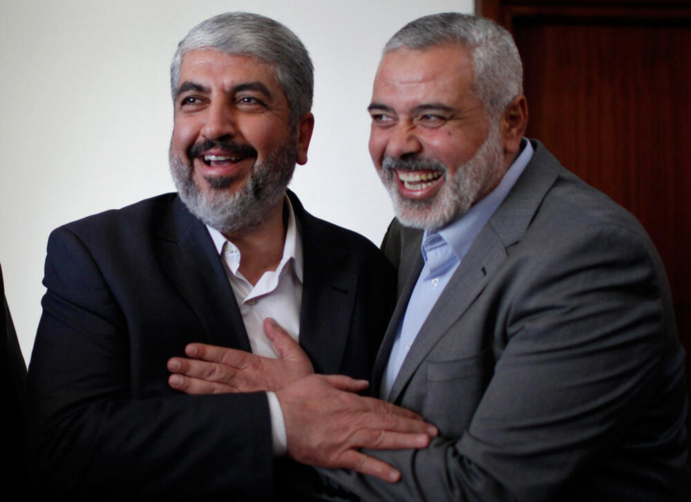 Senior Hamas political leader Ismail Haniyeh and Hamas leader Khaled Mashal both live in Qatar (Photo: Reuters) Senior Hamas political leader Ismail Haniyeh and Hamas leader Khaled Mashal both live in Qatar