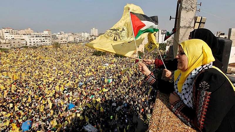 Fatah rally in Gaza 