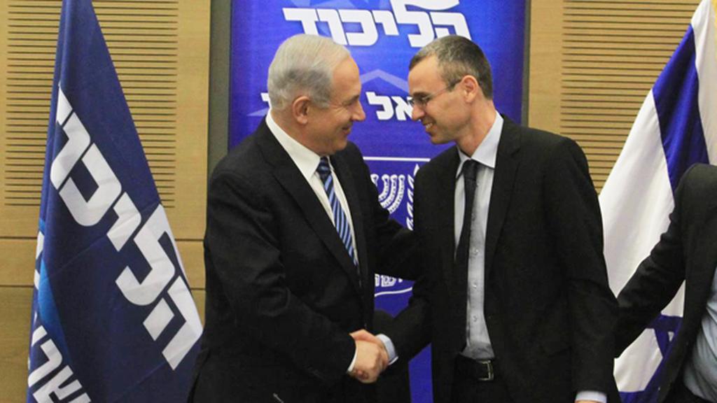 Benjamin Netanyahu and Yariv Levin 