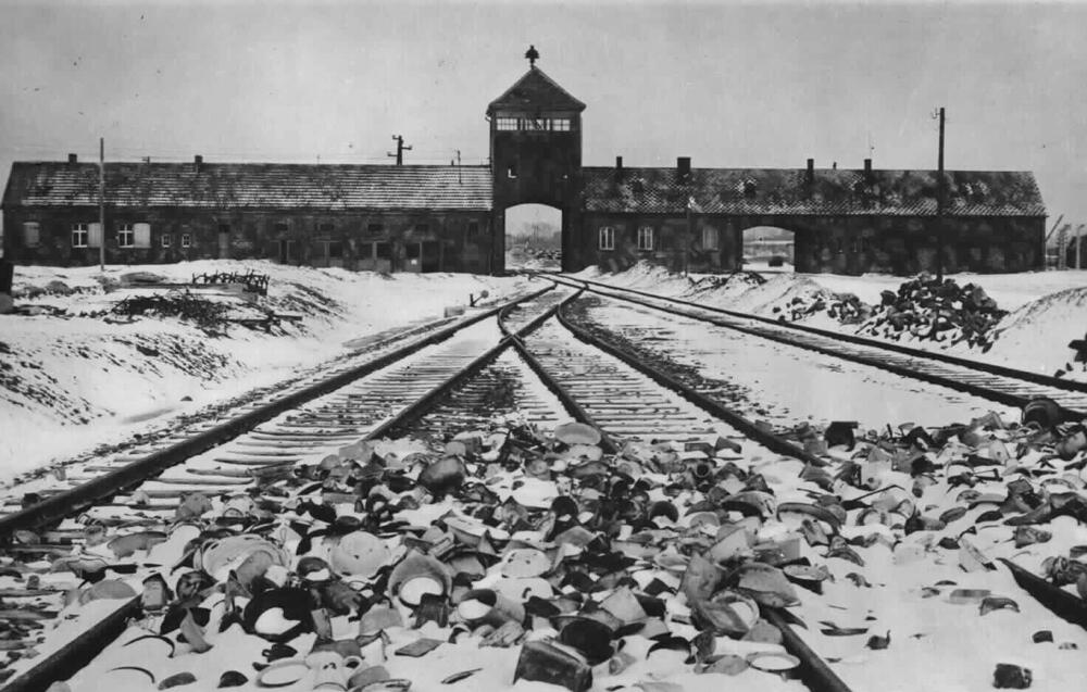Auschwitz death camp in Poland 