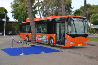 אוטובוס חשמלי בתל אביב