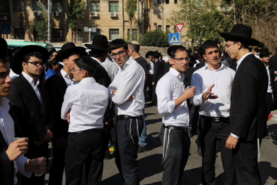Illustrative: Yeshiva students in Jerusalem 