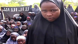 אחת הבנות החטופות, בסרטון של בוקו חראם ב-2014