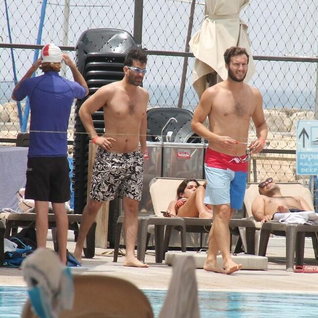 אתה יודע לקפוץ ראש? אנחל בונני ויהודה לוי בהכנות לריו 2016