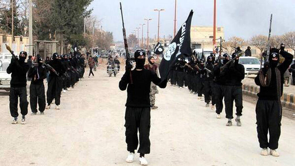 File photo of IS troops in Iraq 