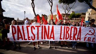 Pro-Palestinian demonstration in Rome, Italy, 2014 