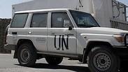 רכב של האו"ם במעבר קונייטרה