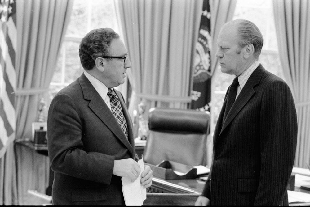 Henry Kissinger and Gerald Ford 