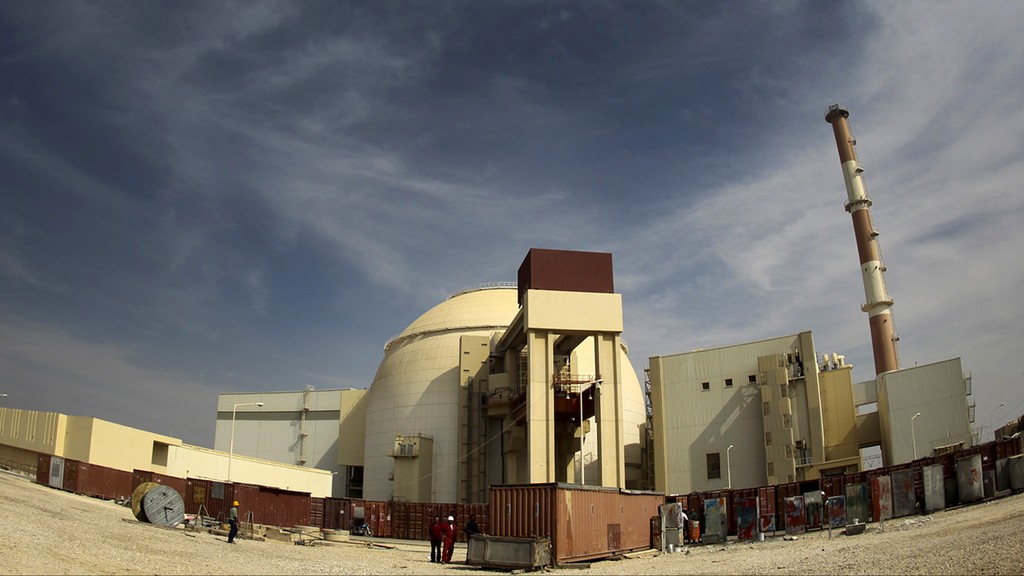The Iranian nuclear reactor in Bushehr 