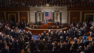 Prime Minister Benjamin Netanyahu addresses a joint session of Congress in 2015
