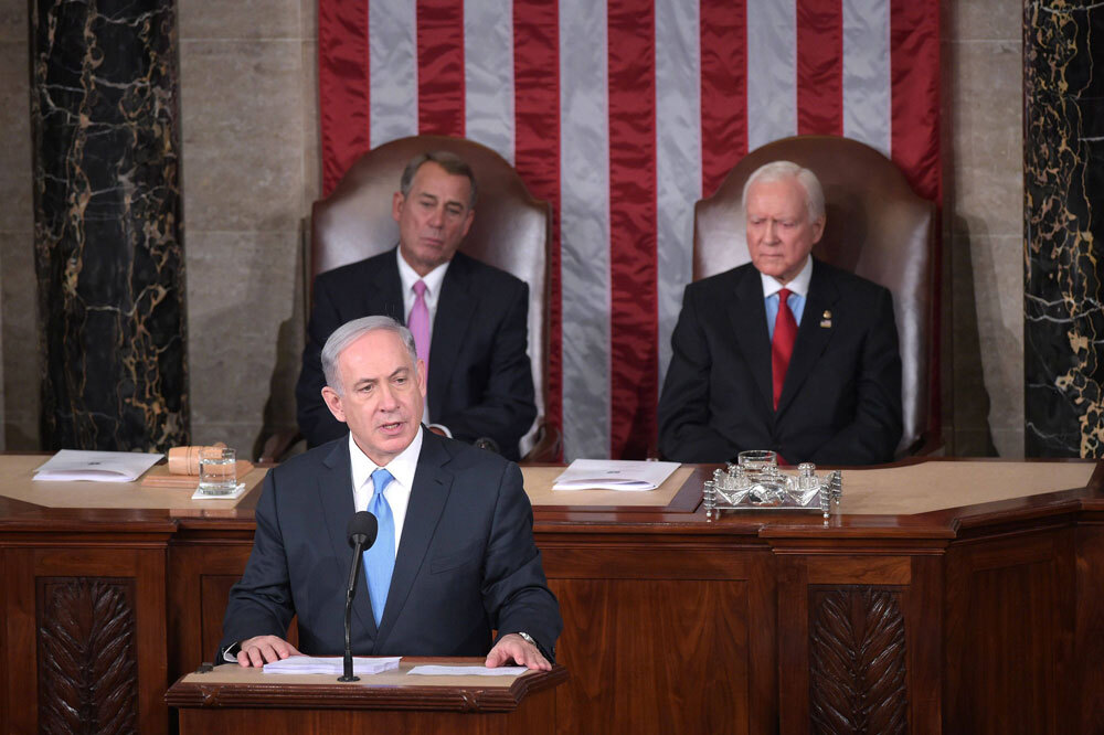 Prime Minister Benjamin Netanyahu addressing Congress in March 2015 