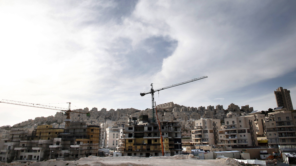 Construction in a Jewish neighborhood built in East Jerusalem 