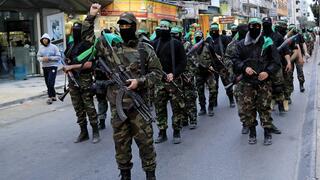 Hamas terrorists in Gaza 