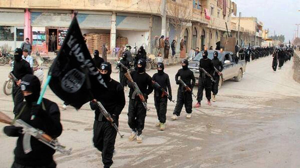 ISIS members in Syria 