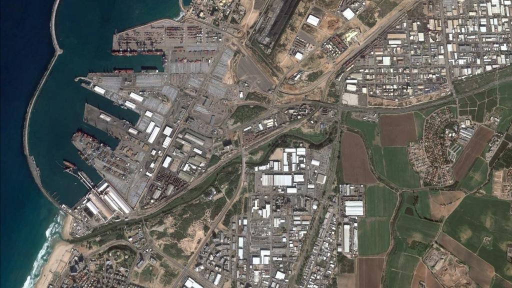 Google Earth satellite images of Ashdod 