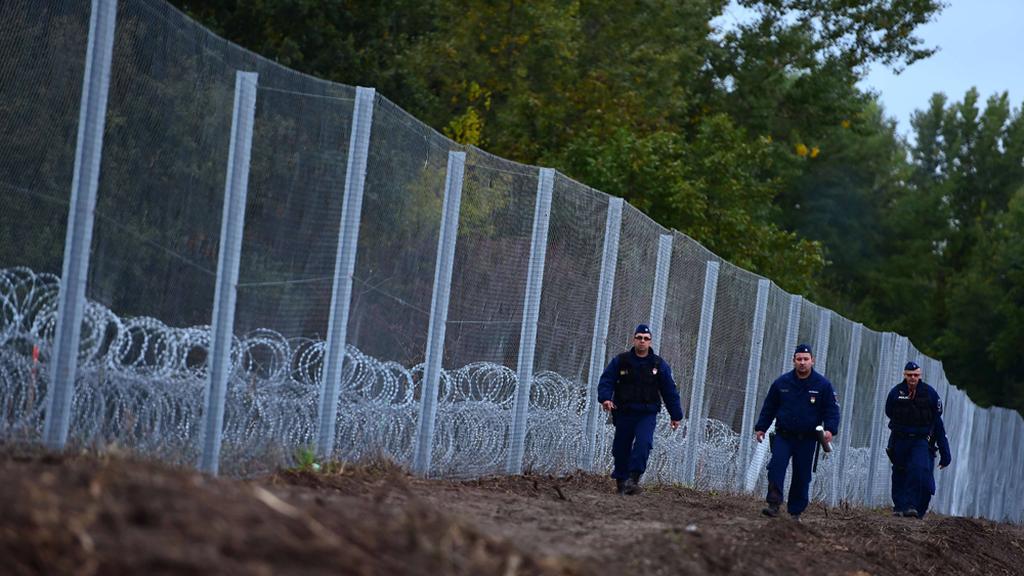 The Hungarian border fence 