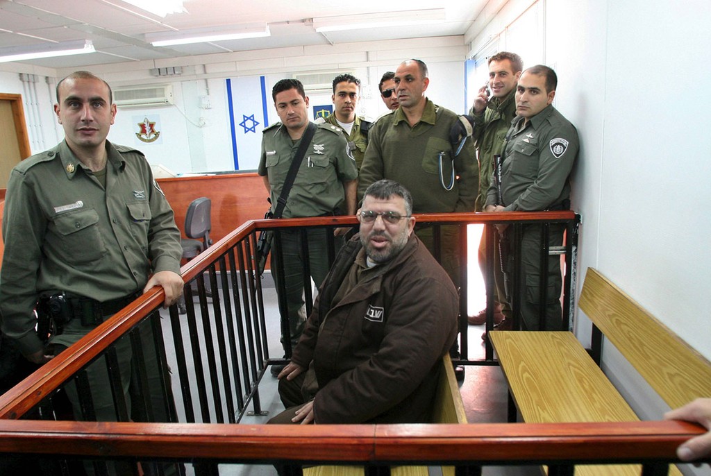 Hamas senior Hassan Yousef in Ramallah military court 