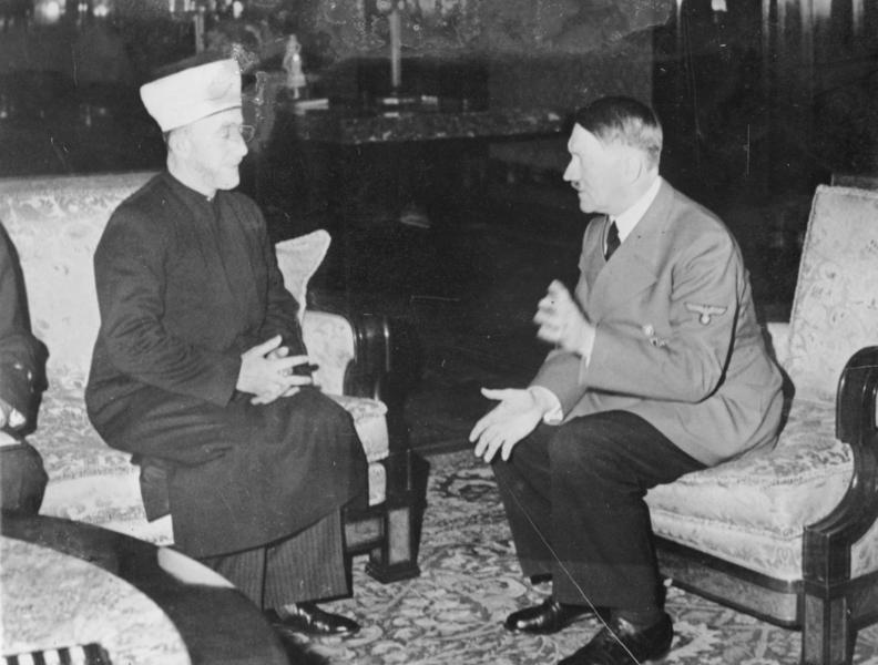 Adolf Hitler meets with Grand Mufti of Jerusalem Hajj Amin al-Husseini, in Berlin, 1941 