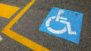 Место парковки для инвалидов 