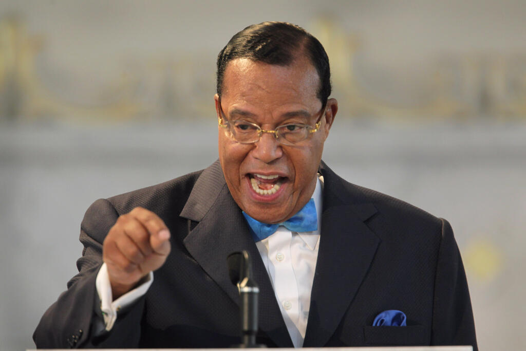Louis Farrakhan, leader of the Nation of Islam 