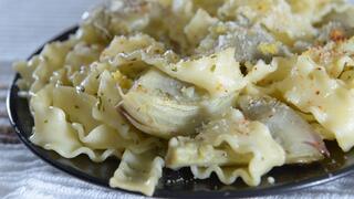 מתכון לפסטה מהירה עם ארטישוק בלי טיפת שמנת או חמאה