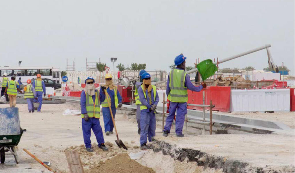 Foreign construction workers in Qatar 