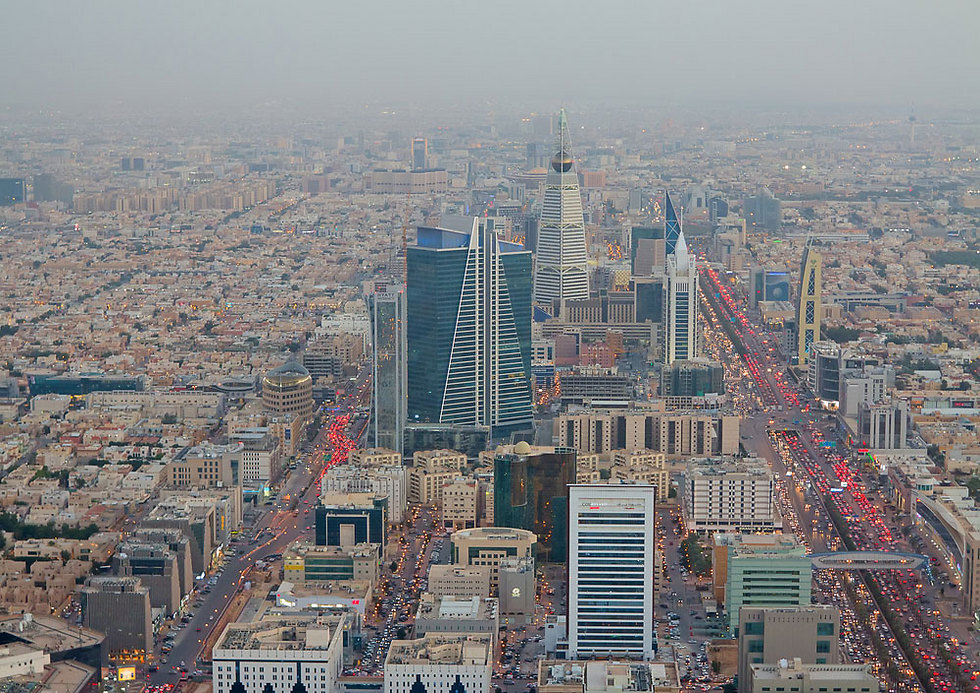 The Saudi capital of Riyadh 