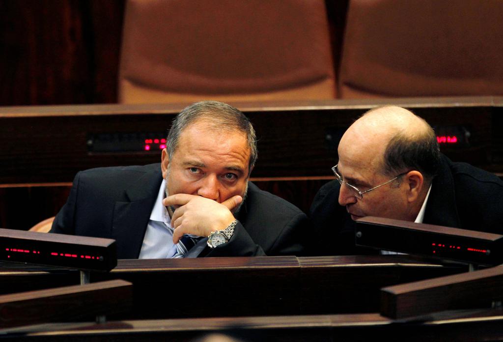 Avigdor Liberman, left, and Moshe Ya'alon have both served as minister for strategic affairs 