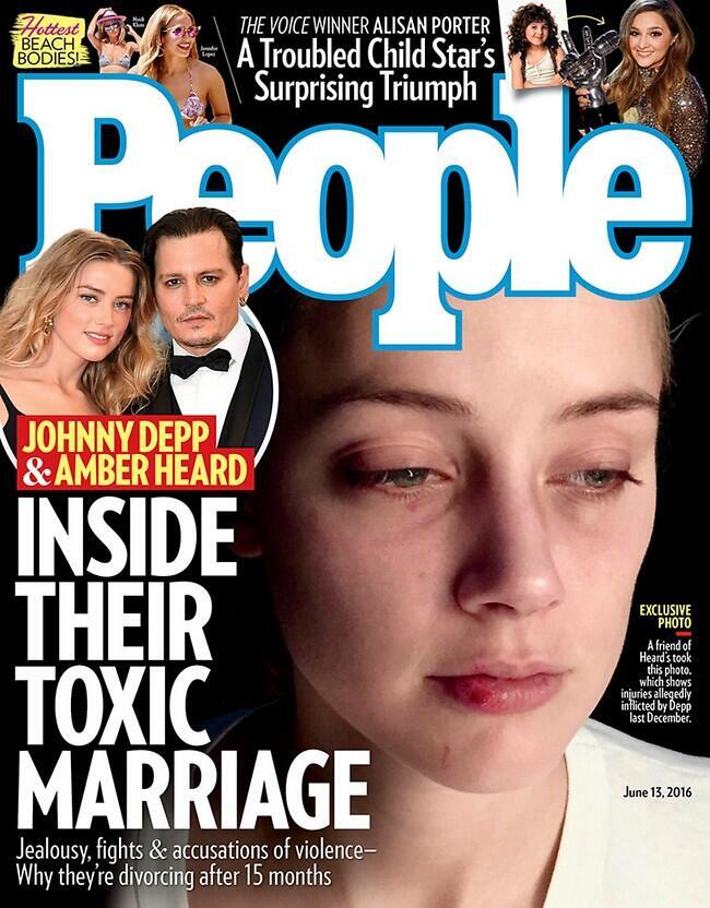 מגזין People העניק הצצה אל תוך "הנישואים הרעילים" של דפ והרד