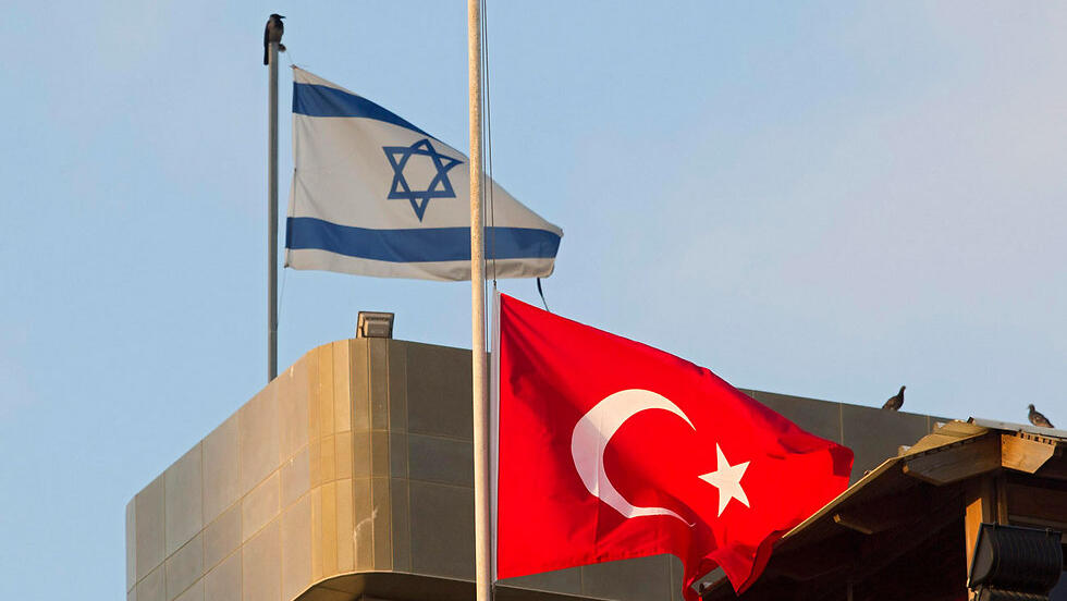 Флаг Израиля и Турции 